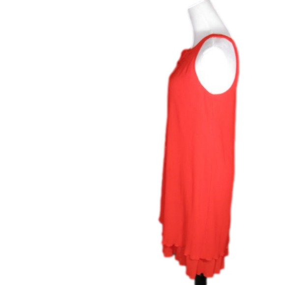 NEW Worthington Fiery Red Bohemian Style Tank Dress Size 4 - Picture 5 of 9